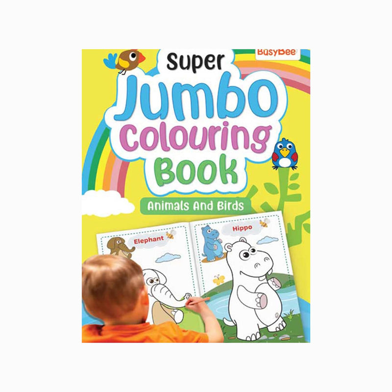 Super Jumbo Colouring Book (Animals & Birds)