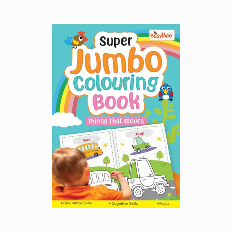Super Jumbo Colouring Book (Things That Move)