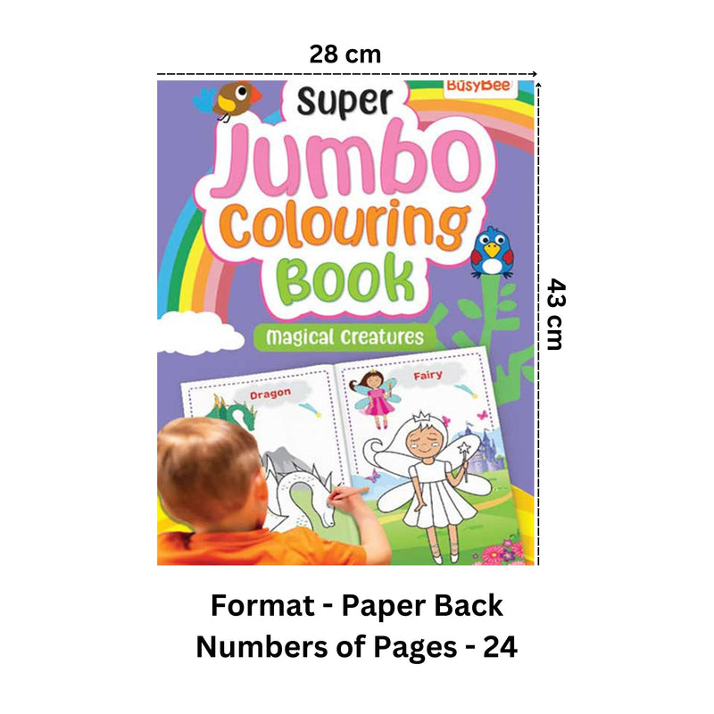 Super Jumbo Colouring Book (Magical Creature)