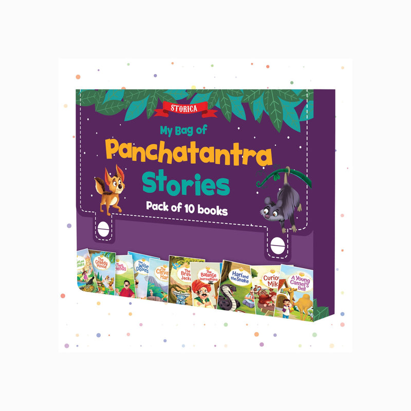Pack of 10 Panchatantra Story Bag for Kid's, Panchatantra Picture books 