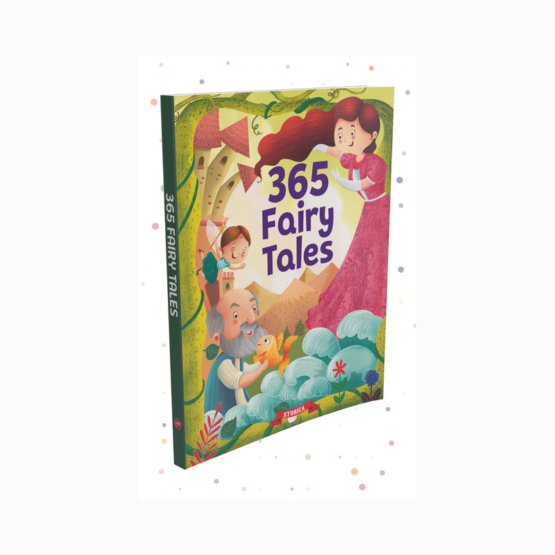  Kids' Book of Colorful Fairy Tales, Illustrated 365 Fairy Tales for early children