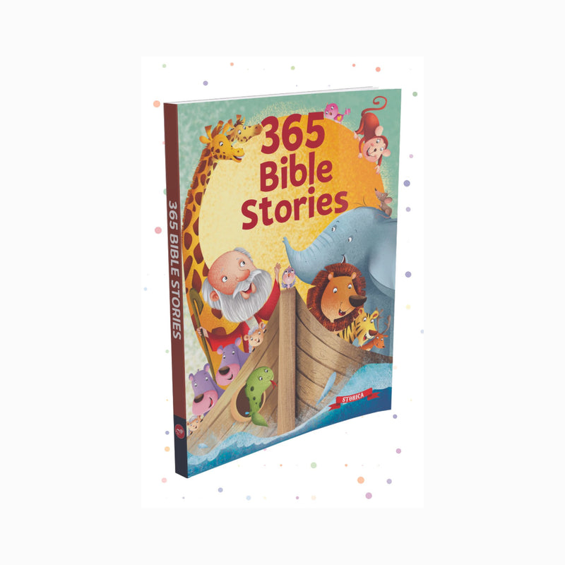 Illustrated Bible story book for readers, 365 Bible stories for readers