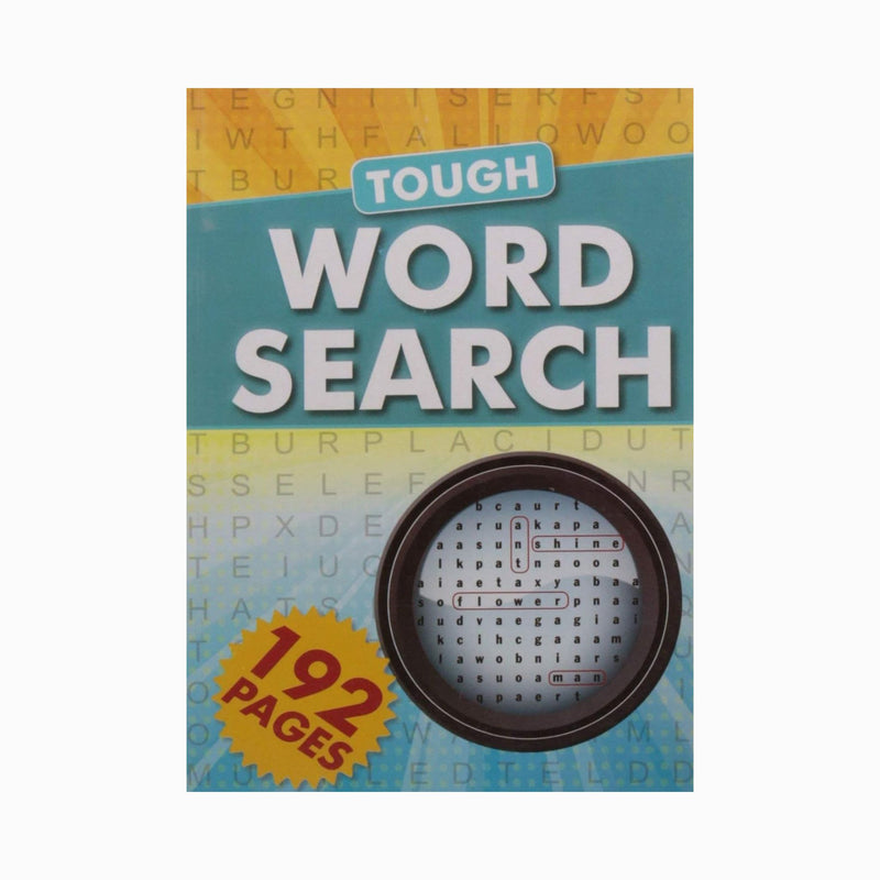 192-Page Word Search Puzzles – Tough Word Search