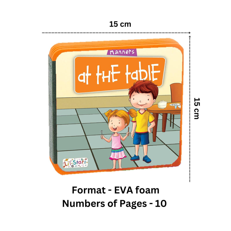 Manners - At Table - Eva Foam Book