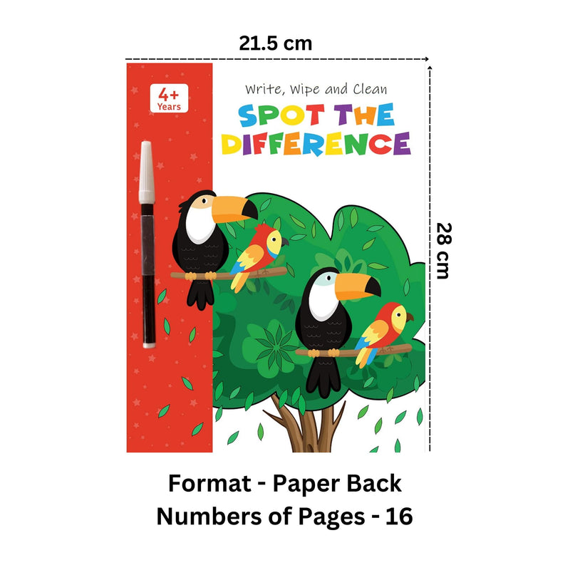 Spot the Difference - Write, Wipe and Clean Book