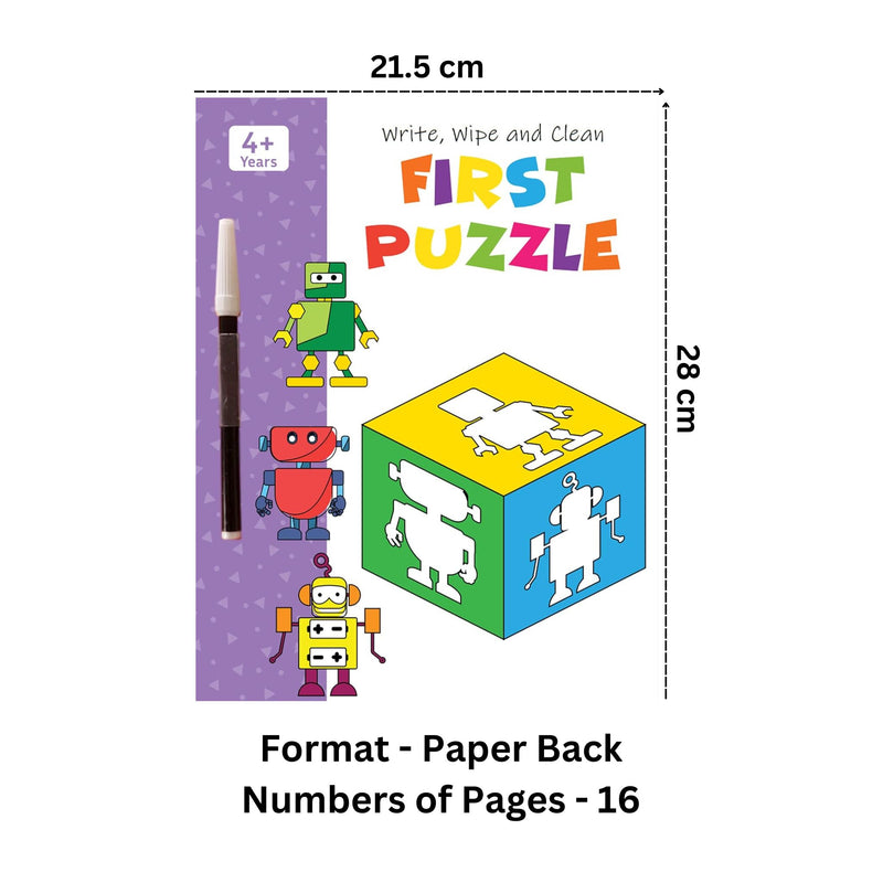 First Puzzle - Write, Wipe and Clean Book