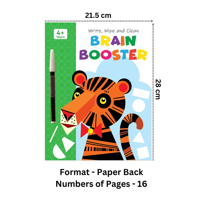 Brain Booster - Write, Wipe and Clean Book