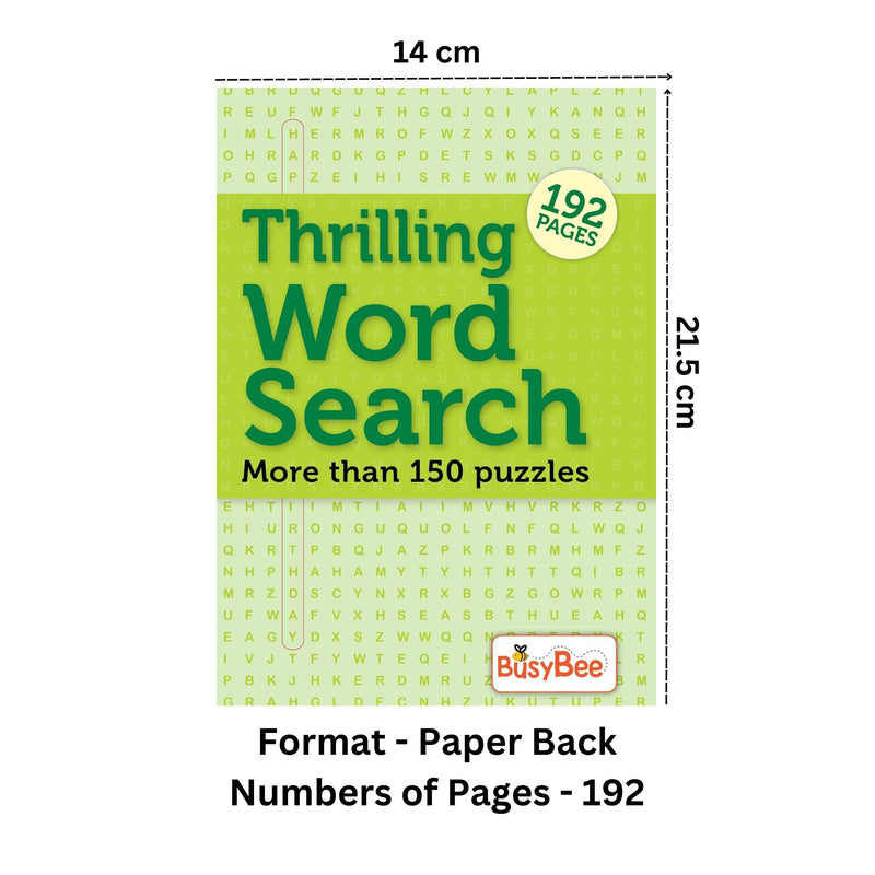 192-Page Word Search Puzzles – Thrilling Word Search Puzzle