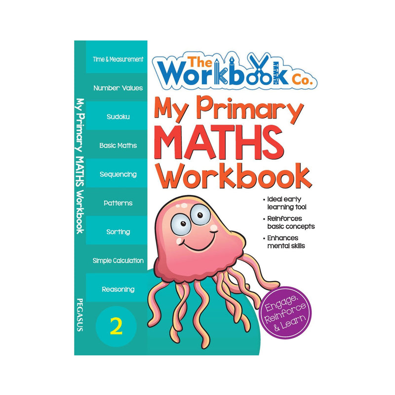 Young Learners Primary Maths Workbook 2, Maths workbooks for 2nd graders