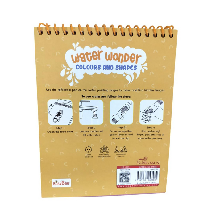 Water Wonder - Colours & Shapes Magical Colouring Book