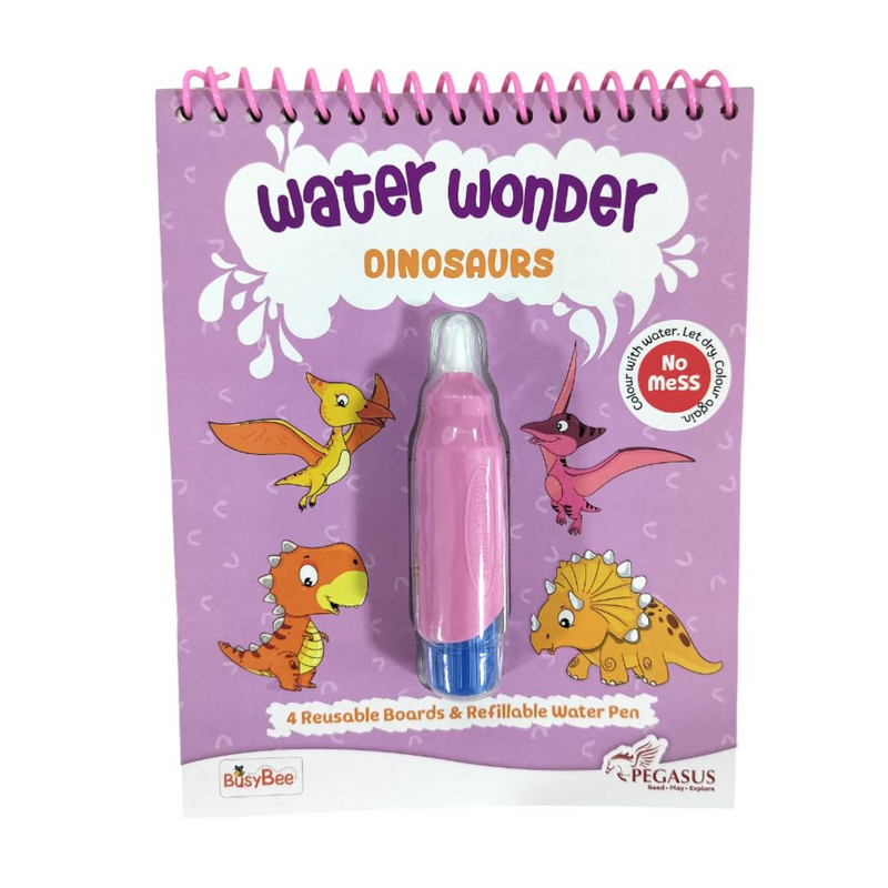 Water Wonder - Dinosaurs ( Reusable Magic Water Coloring Book )