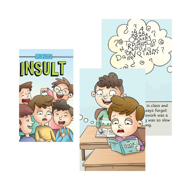 Set of 8 - Life Issues Reading Book for kids