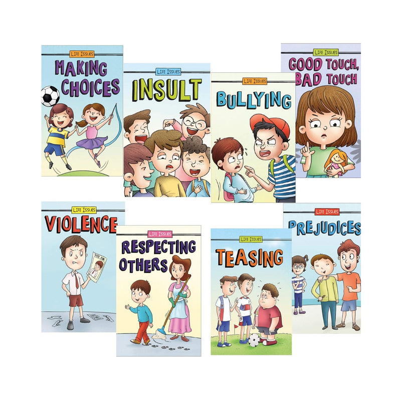 Set of 8 - Life Issues Reading Book for kids