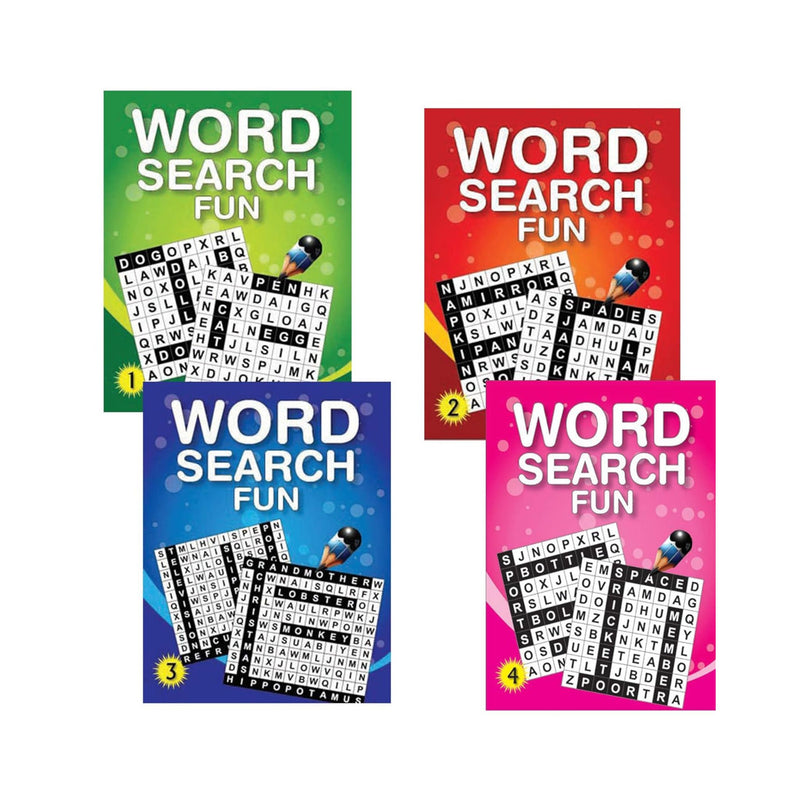 Word Search Fun Books - Activity Book Set for Kids