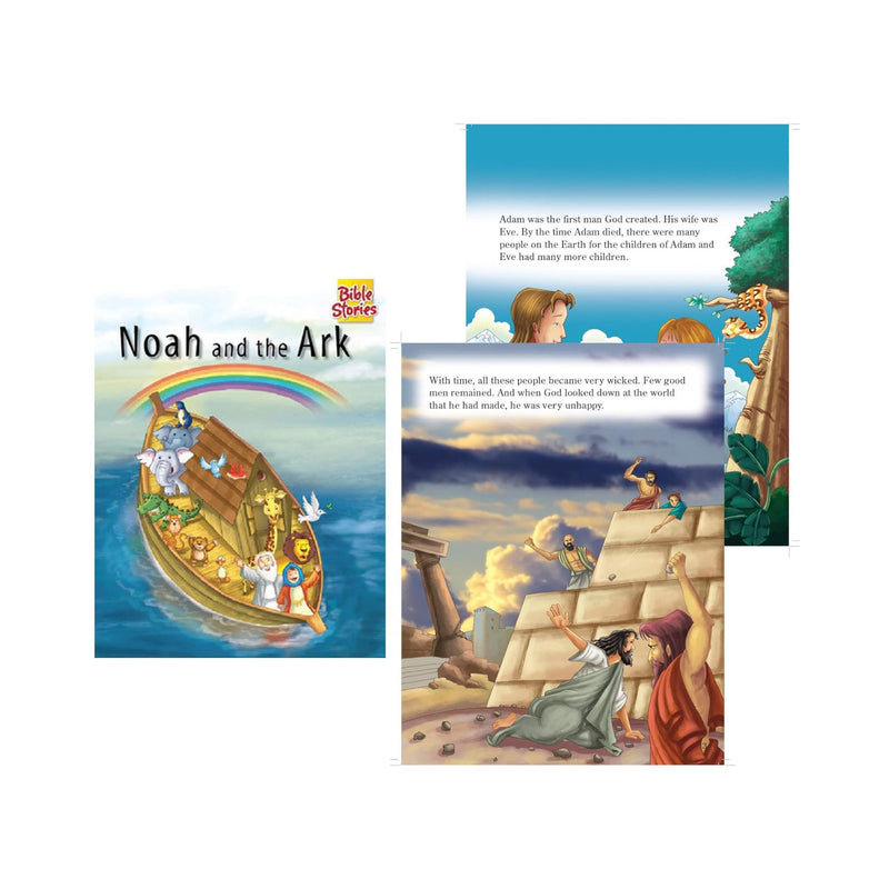 Set of 10 Bible Stories Picture Books for 3+ Year Old Children