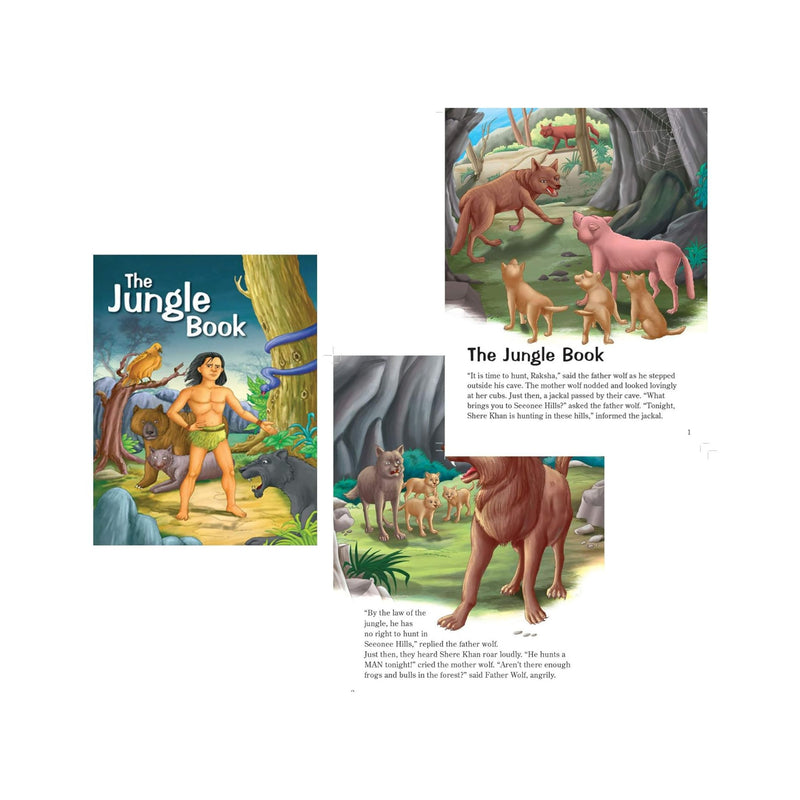 Set of 10 Classic Tales Picture Story Books for 3+ Year Old Children