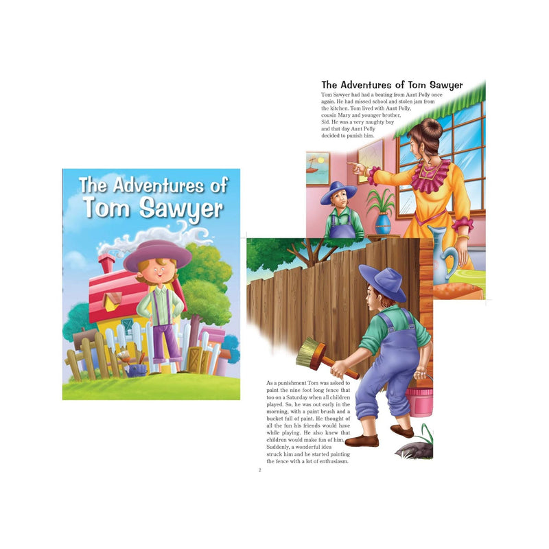 Set of 10 Classic Tales Picture Story Books for 3+ Year Old Children