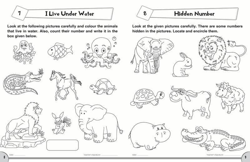 My Early Maths Workbook – Pre KG