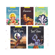 Lord Rama, Shiva, Krishna, Ganesha & Hanuman Stories, Colorful illustrated books for young readers