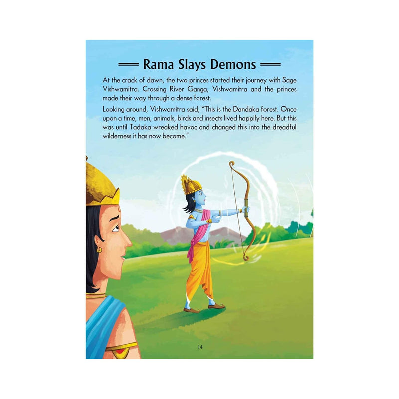 Pegasus Religious Books Set of 2- Ramayana & Mahabharata for Children