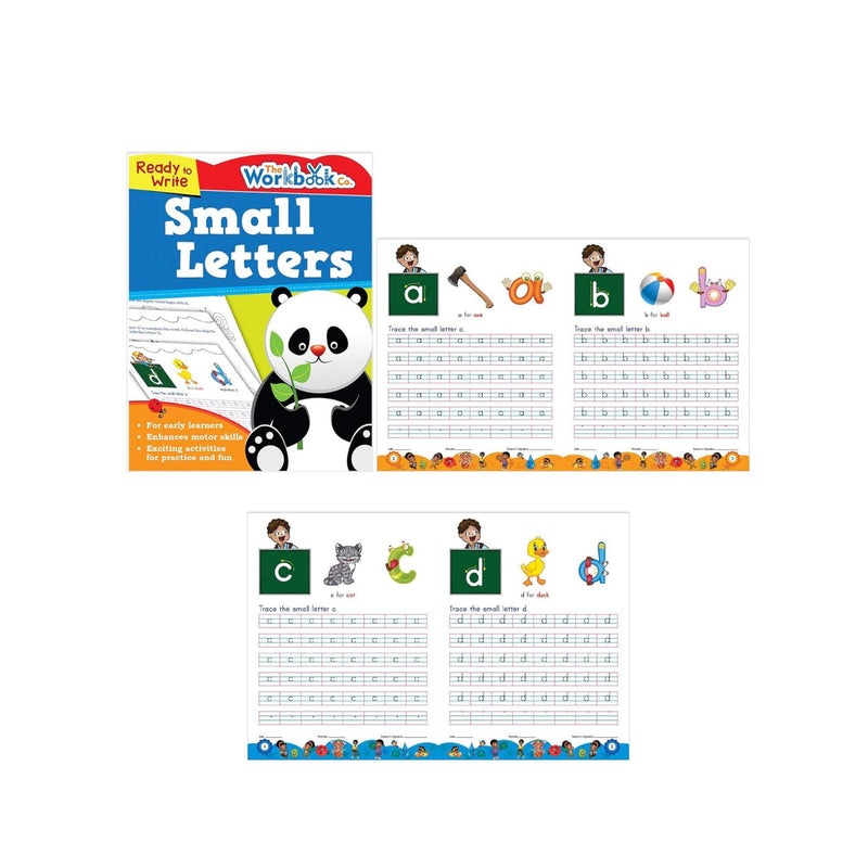 Set of 6 Ready to Write Practice Workbooks for Kids