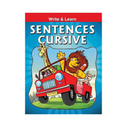 Sentences Cursive Exercise, Children's Sentences Cursive-Interactive Learning Tool