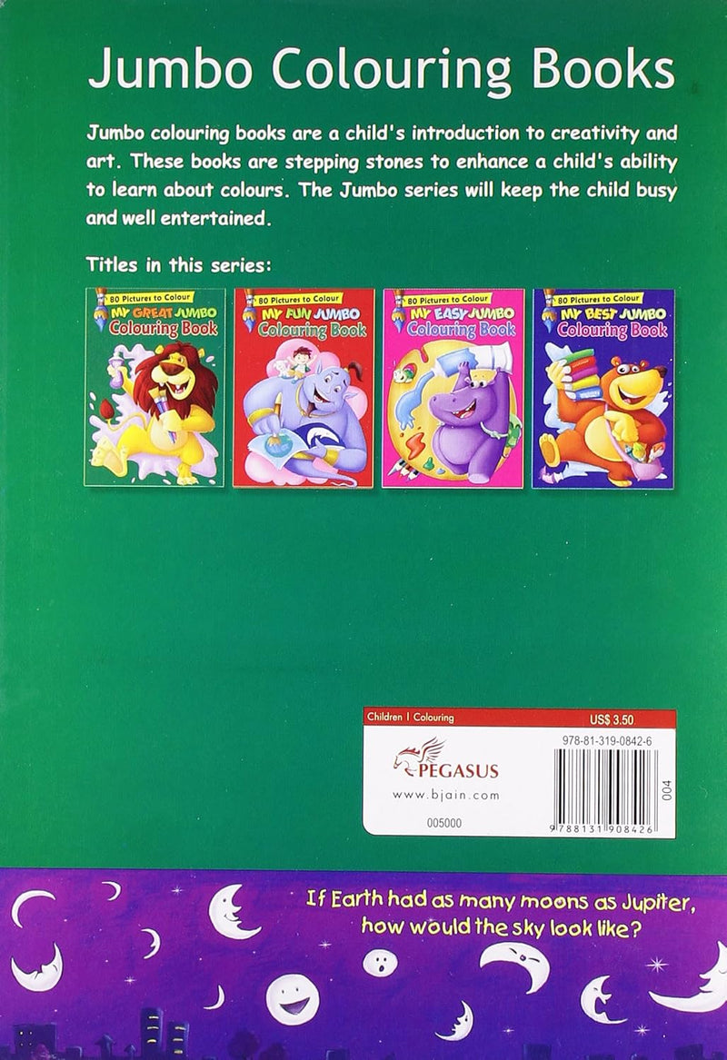 My Great Jumbo Colouring Book – 80 Big Pictures for Creative Fun (Ages 3+)