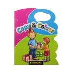 Birthday - Copy & Colour (Die-Cut Colouring)
