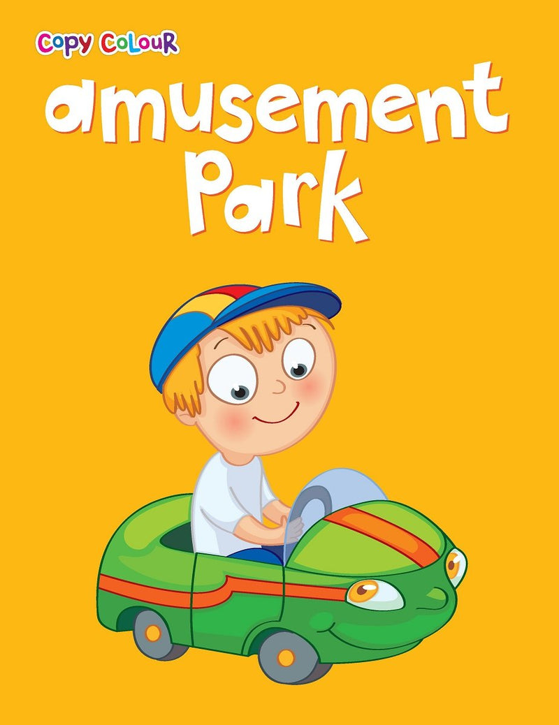Amusement Park – Copy & Colour (Ages 2–4)