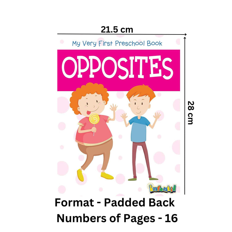 Opposites for Preschoolers, Early Learning Opposite Words Book