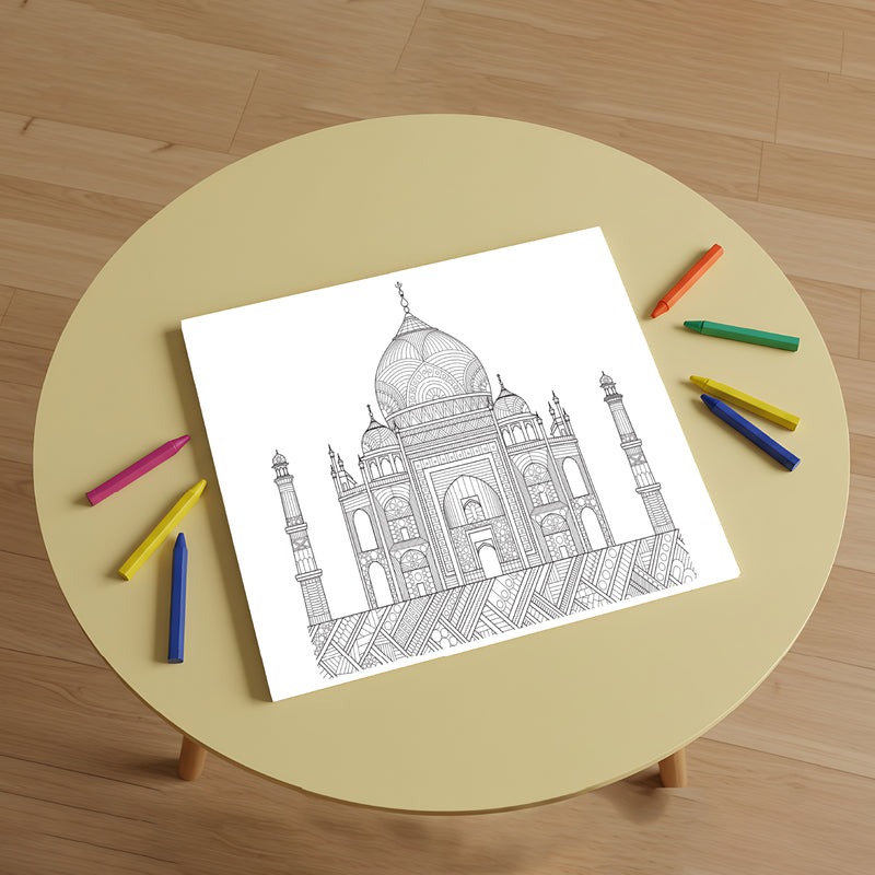 Travel Colouring Book for Adults – Stress Relief & Mindfulness Colouring Book (Age 12+ Years)