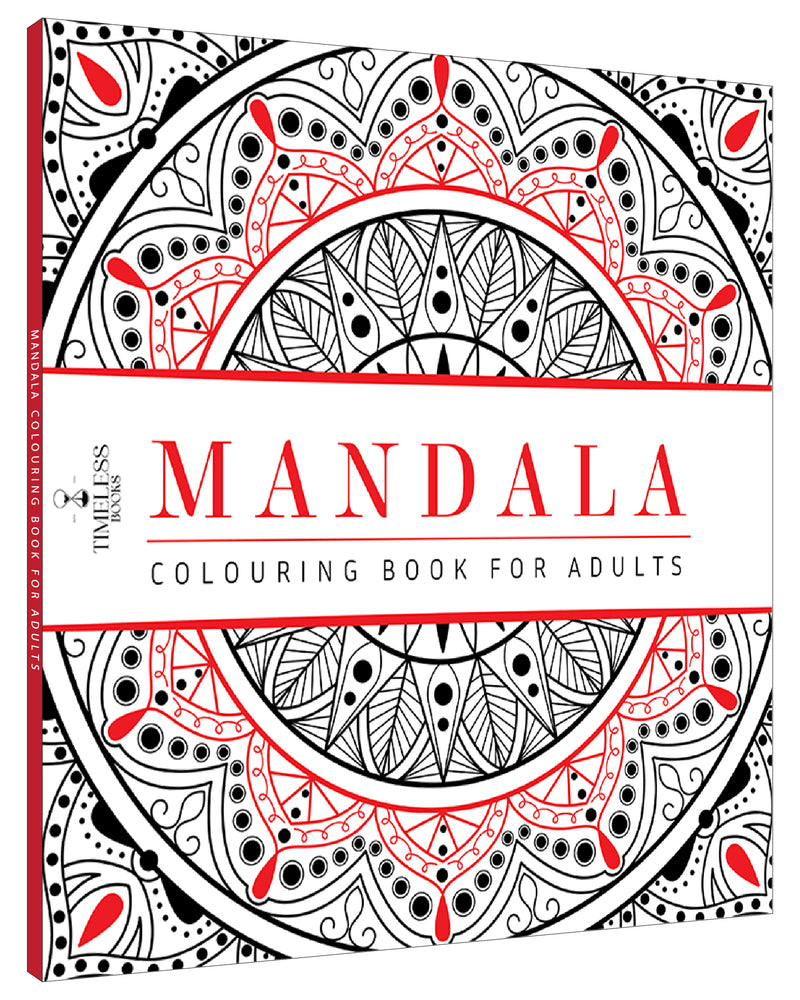 Mandala Colouring Book for Adults – Stress Relief & Mindfulness Colouring Book (Age 12+ Years)