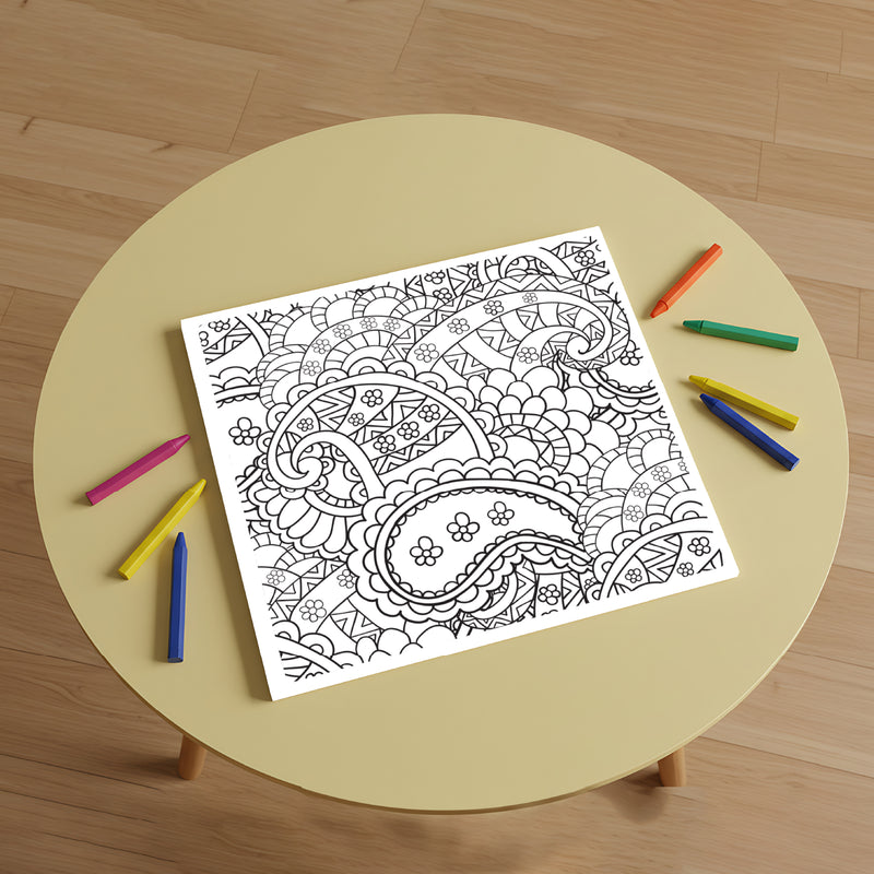 Mandala Colouring Book for Adults – Stress Relief & Mindfulness Colouring Book (Age 12+ Years)
