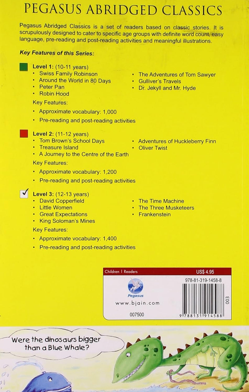 The Time Machine – Pegasus Illustrated Classics (Hardcover, Ages 8+)