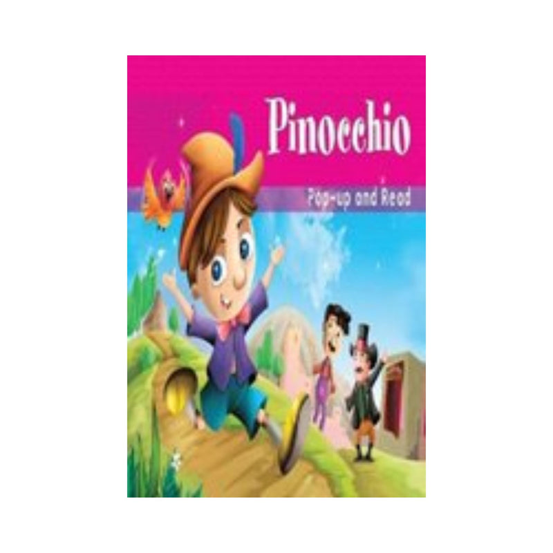 Pinocchio pop-up story reading book, Early childrens story reading books