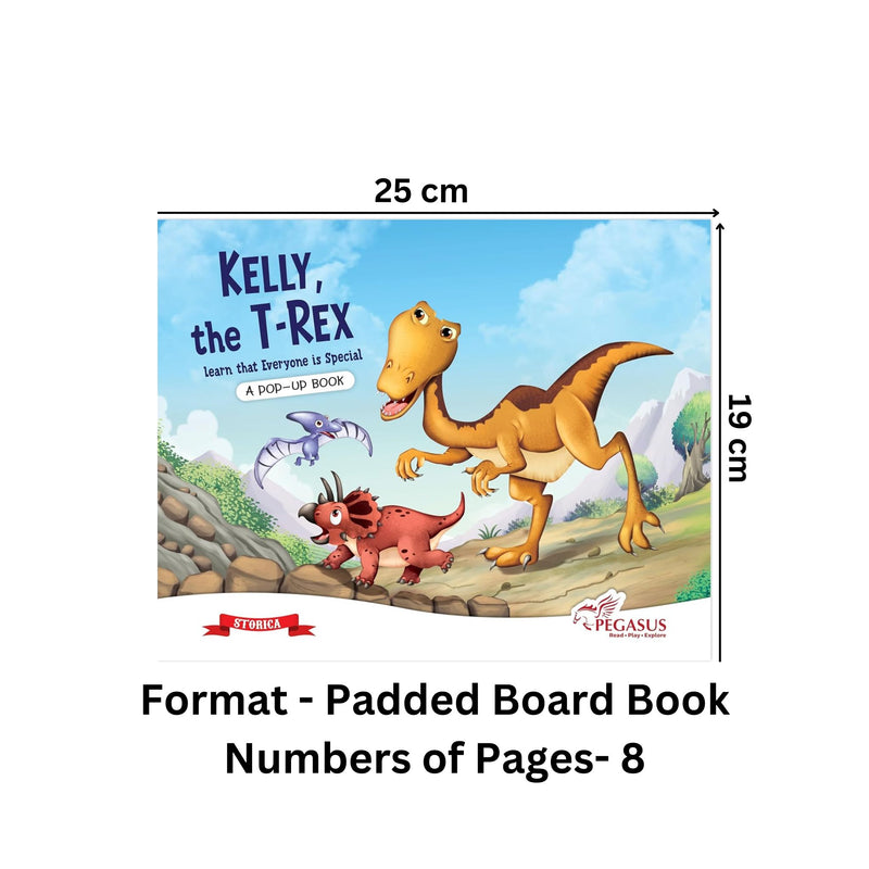 Kelly, The T-rex Learn That Everyone Is Special - Pop up Book