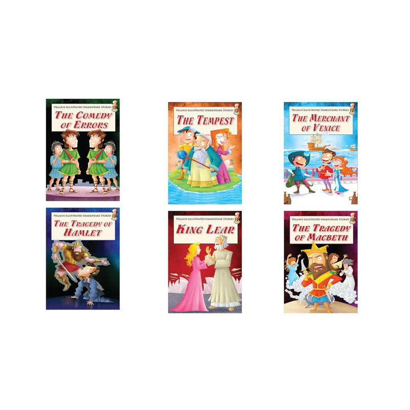 Set of 6 Famous Plays of William Shakespeare for Children