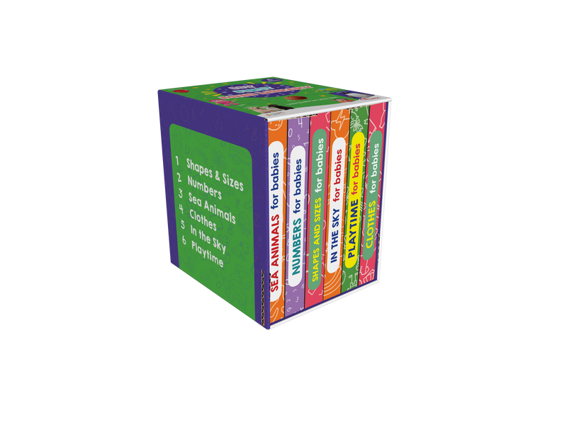 My First Mini Library Box for Babies BOOK SET of 6