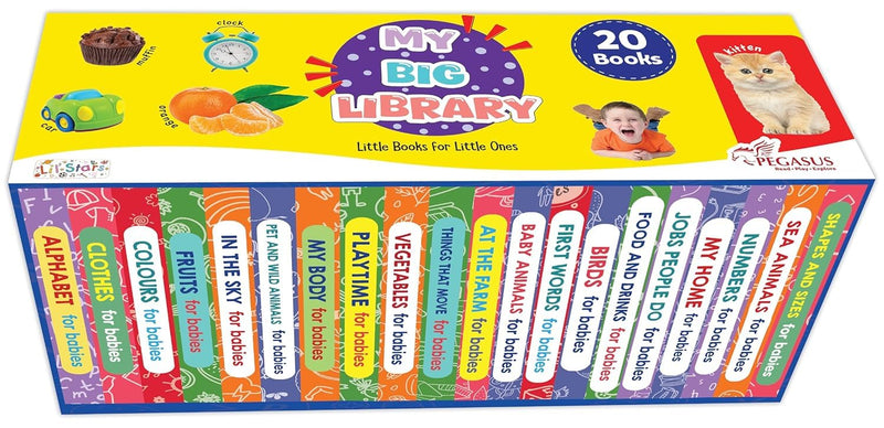 My First Learning Board Books for Babies – Boxset of 20 Board Books
