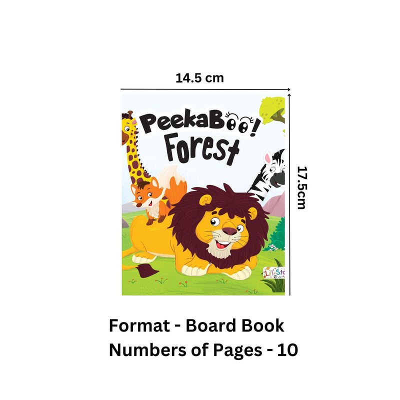 Peekaboo - Forest Board Book with Pictures for Kids