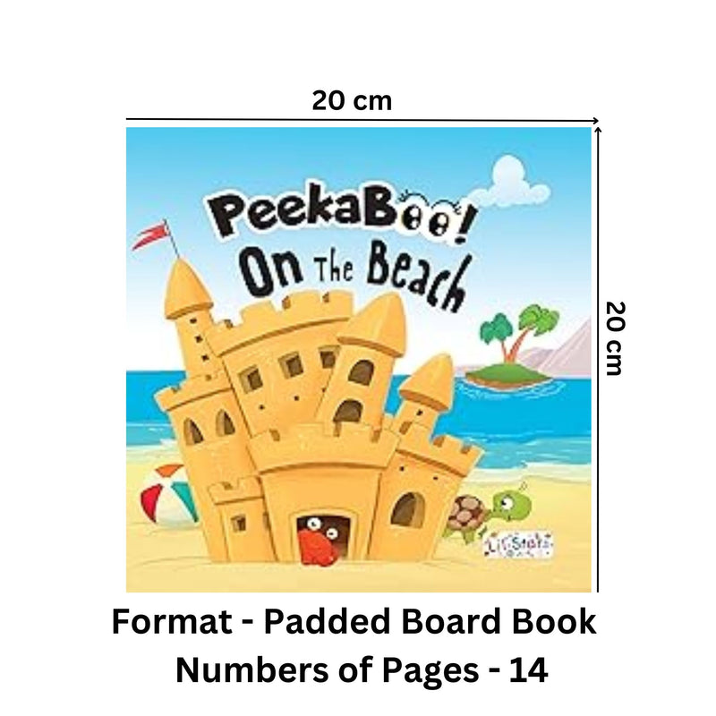 Peekaboo - On the beach Board Book with Pictures for Kids