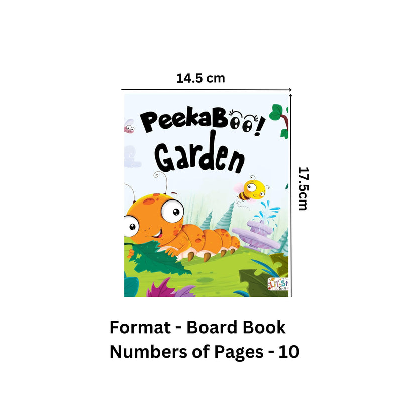 Peekaboo - Garden Board Book with Pictures for Kids