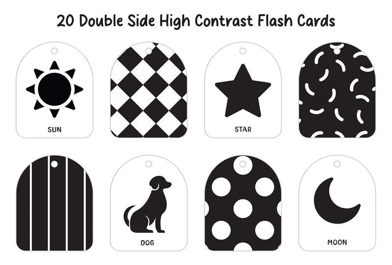 Baby’s First High Contrast Flash Cards – Age 0+ Years