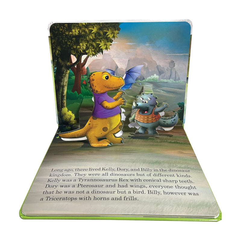 No Friends for Kelly the T-Rex – Pop-Up Padded Board Book