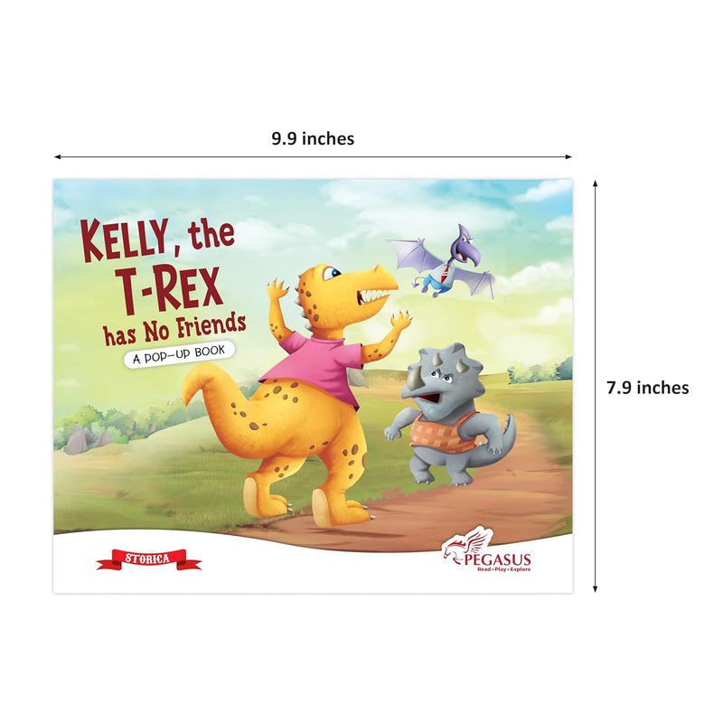 No Friends for Kelly the T-Rex – Pop-Up Padded Board Book
