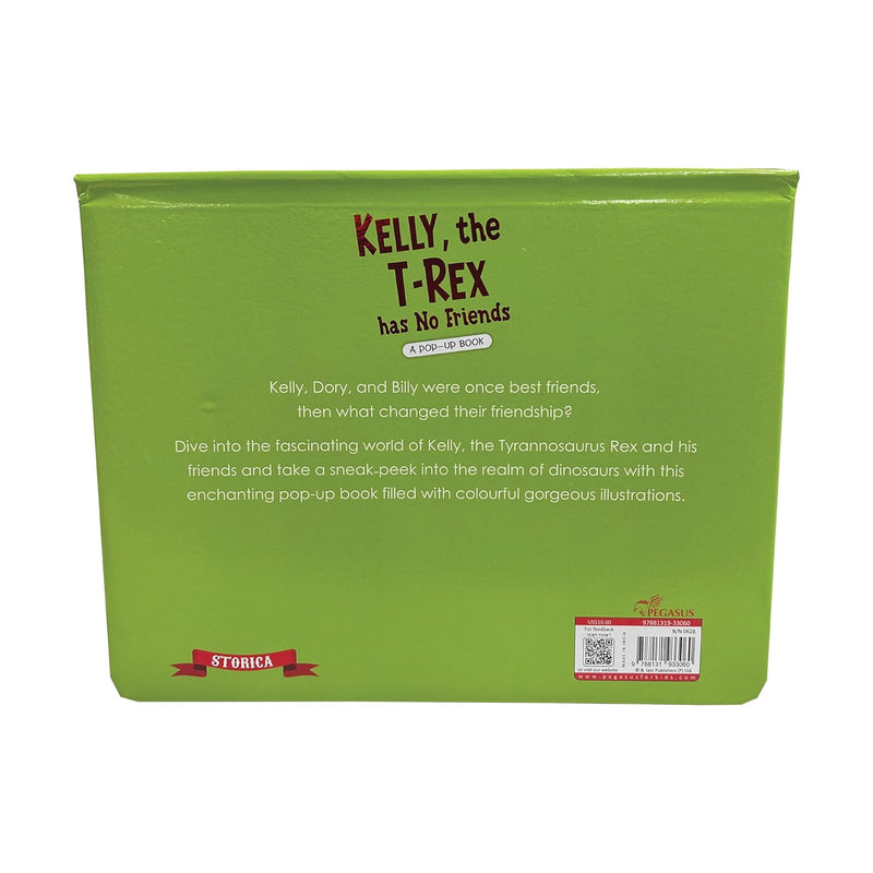 No Friends for Kelly the T-Rex – Pop-Up Padded Board Book