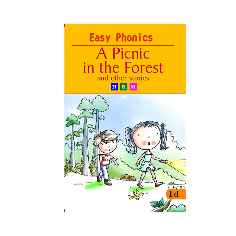 Educational Phonics Reading Picnic in the Forest, Early reading childrens books