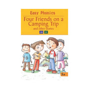 Dreamy Sue childrens reading book, Dreamy Sue Easy Phonics Four Friends on a Camping Trip easy phonics, Easy phonics reading book