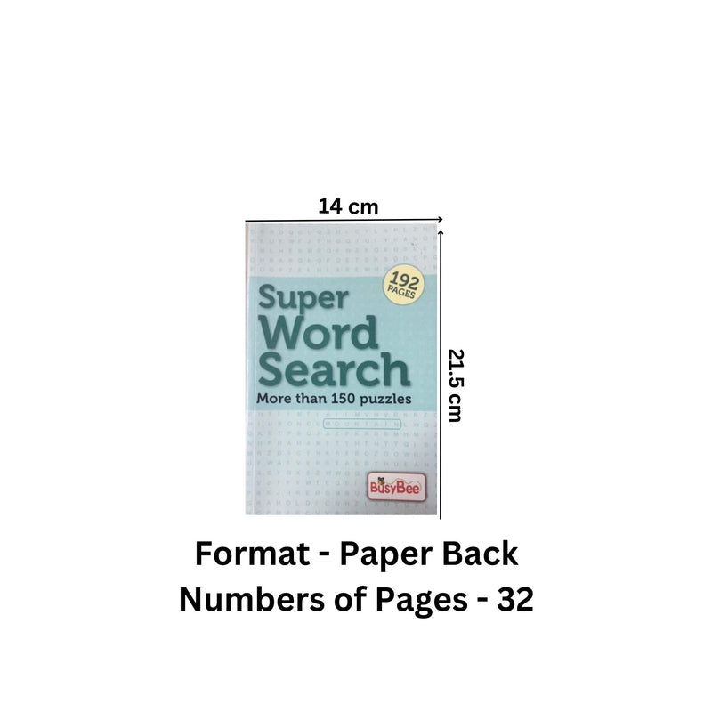 192-Page Word Search Puzzles – Super Word Search