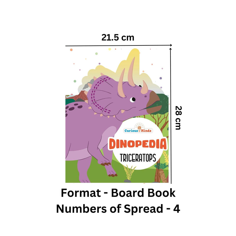Dinopedia: Triceratops Die Cut Books for 5+ Years